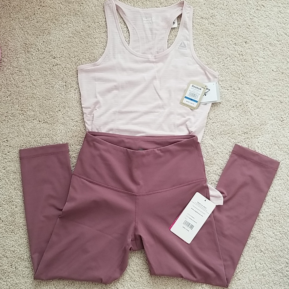 2 piece Reebok top/Yogalucious pants